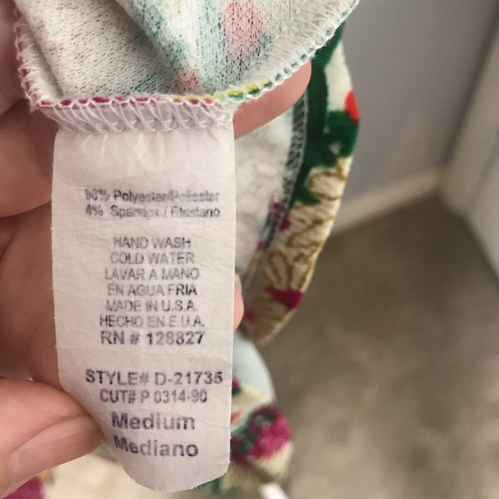 Size M bright floral dress - Picture 4 of 4